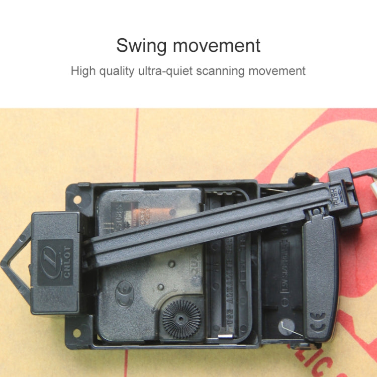 Creative Home Office Bedroom Decoration Cow Swing Acrylic Wall Clock (Red) - Wall Clock by PMc TechLife | Online Shopping South Africa | PMc TechLife | Buy Now Pay Later Mobicred