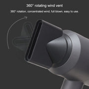 High-power 2000W Anionic Cold Hot Air Constant Temperature Hair Dryer, UK Plug(Grey+Blue)