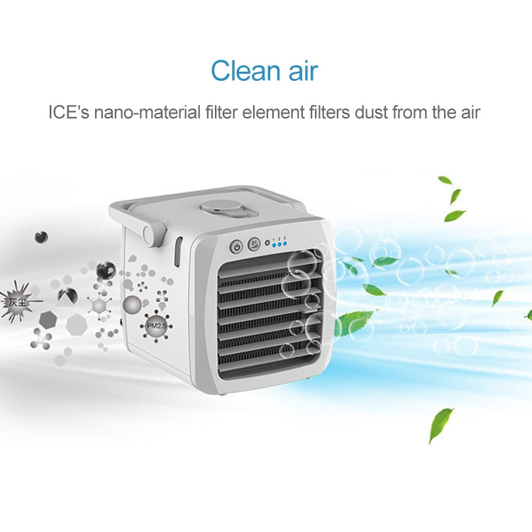 Mini Portable Household USB Refrigeration Air Conditioning Fan Air Cooler - Electric Fans by PMC TechLife | Online Shopping South Africa | PMC TechLife | Buy Now Pay Later Mobicred