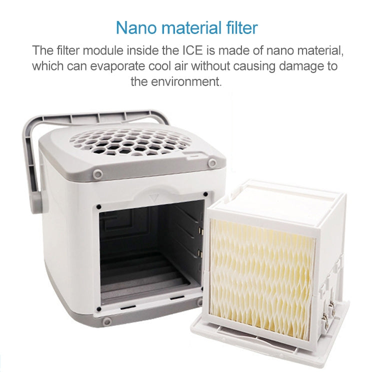 Mini Portable Household USB Refrigeration Air Conditioning Fan Air Cooler - Electric Fans by PMC TechLife | Online Shopping South Africa | PMC TechLife | Buy Now Pay Later Mobicred