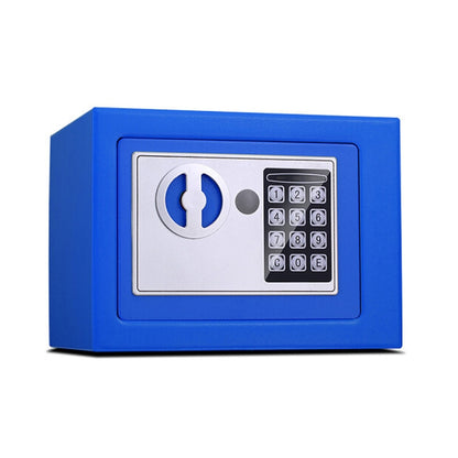17E Home Mini Electronic Security Lock Box Wall Cabinet Safety Box without Coin-operated Function(Blue) - Safety Box by PMC Jewellery | Online Shopping South Africa | PMC Jewellery | Buy Now Pay Later Mobicred