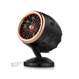 Portable Adjustable Mini USB Charging Air Convection Cycle Desktop Electric Fan Air Cooler, Support 2 Speed Control (Black Gold) - Electric Fans by PMC TechLife | Online Shopping South Africa | PMC TechLife | Buy Now Pay Later Mobicred