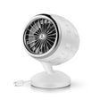 Portable Adjustable Mini USB Charging Air Convection Cycle Desktop Electric Fan Air Cooler, Support 2 Speed Control (Silver) - Electric Fans by PMC TechLife | Online Shopping South Africa | PMC TechLife | Buy Now Pay Later Mobicred