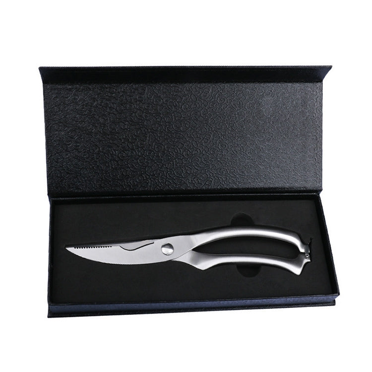 10 inch Kitchen Poultry Fish Chicken Bone Stainless Steel Cutter Cook Gadget Shear, Gift Box Package - Scissors by PMC TechLife | Online Shopping South Africa | PMC TechLife | Buy Now Pay Later Mobicred