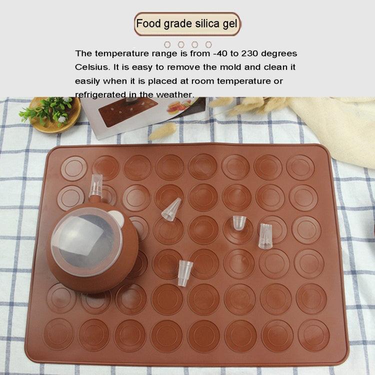 Kitchen Roast Large Size Silicone Pad + Framed Pot + Color Box Baking Macaron Mold Suit - Food Molds by PMC TechLife | Online Shopping South Africa | PMC TechLife | Buy Now Pay Later Mobicred