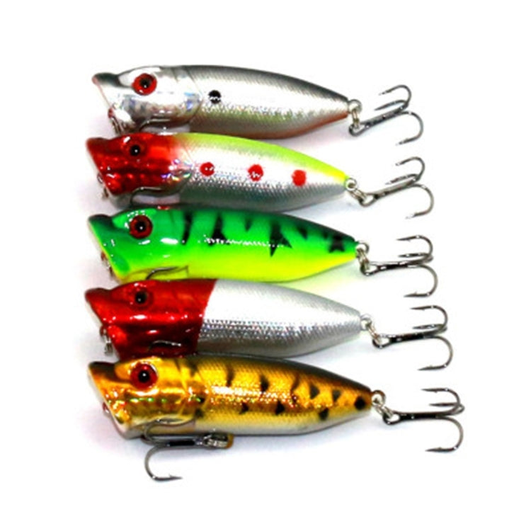 HENGJIA Artificial Popper Fishing Lures Environmentally Friendly Fishing Bait with Hooks, Length: 6.5 cm, Random Color Delivery - Fishing Lures by HENGJIA | Online Shopping South Africa | PMC TechLife | Buy Now Pay Later Mobicred