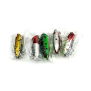 HENGJIA Artificial Popper Fishing Lures Environmentally Friendly Fishing Bait with Hooks, Length: 6.5 cm, Random Color Delivery