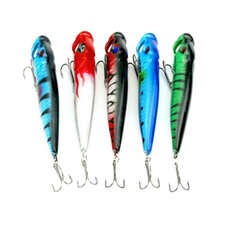 HENGJIA Plastic Artificial Fishing Popper Bionic Lures Environmentally Friendly Fishing Bait with Hooks, Length: 9 cm, Random Color Delivery - Fishing Lures by HENGJIA | Online Shopping South Africa | PMC TechLife | Buy Now Pay Later Mobicred