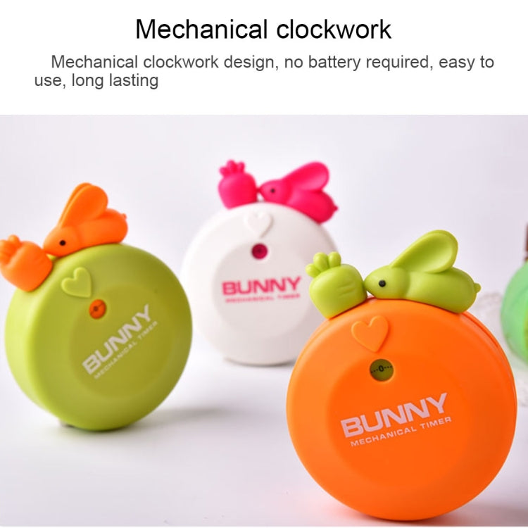 Rabbit 60 Minutes Mechanical Kitchen Cooking Count Down Alarm Timer Home Decorating Gadget, Random Color Delivery - Digital Countdown by PMC TechLife | Online Shopping South Africa | PMC TechLife | Buy Now Pay Later Mobicred