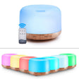 T500 Remote Control Wood Pattern Air Humidifier Automatic Alcohol Sprayer Essential Oil Diffuser Ultrasonic Mist Maker Ultrasonic Aroma Diffuser Atomizer Color LED, Capacity: 500ml, DC 24V, US Plug - Air Purifiers & Accessories by PMC TechLife | Online Shopping South Africa | PMC TechLife | Buy Now Pay Later Mobicred