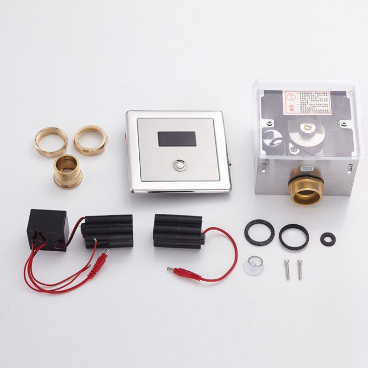 Recessed Wall in Type Flush Valve for Auto-induction Toilet, with Infrared Automatic Function DC AC