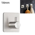 Stainless Steel Cylinder Hanger Bathroom Non-perforated Storage Clothes Hook, Size:14mm (Silver) - Hook by PMC TechLife | Online Shopping South Africa | PMC TechLife | Buy Now Pay Later Mobicred
