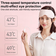 K-1033 The Angel Eye Graphene USB Eye Mask(Flesh Color)