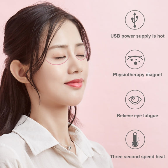K-1033 The Angel Eye Graphene USB Eye Mask(Flesh Color)