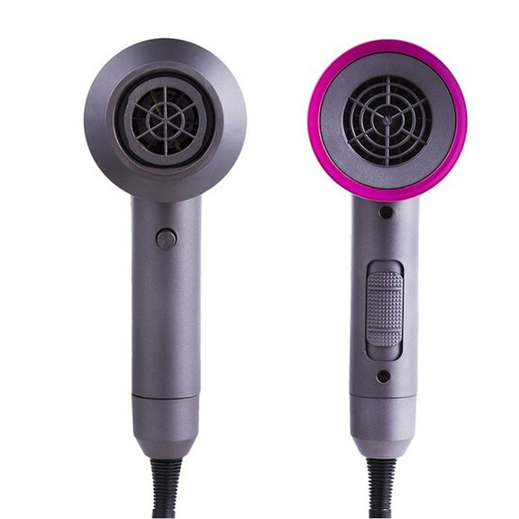 Household High-power Silent  Blow Dryer,Constant Temperature Hot and Cold Negative Ion Hair Drier, EU Plug