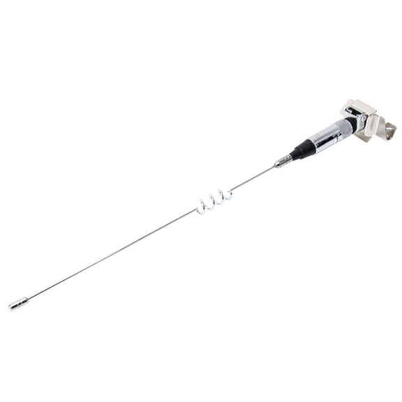 Universal Car Decoration Extensile Aerial Clip Side Car Modified To Remove Static Electricity Aerial, Length: 43cm(Silver)