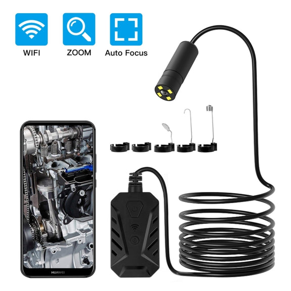 F230 IP68 Water-resistant Autofocus WIFI Endoscope Inspection Camera, Length: 5m, Lens Diameter: 14mm