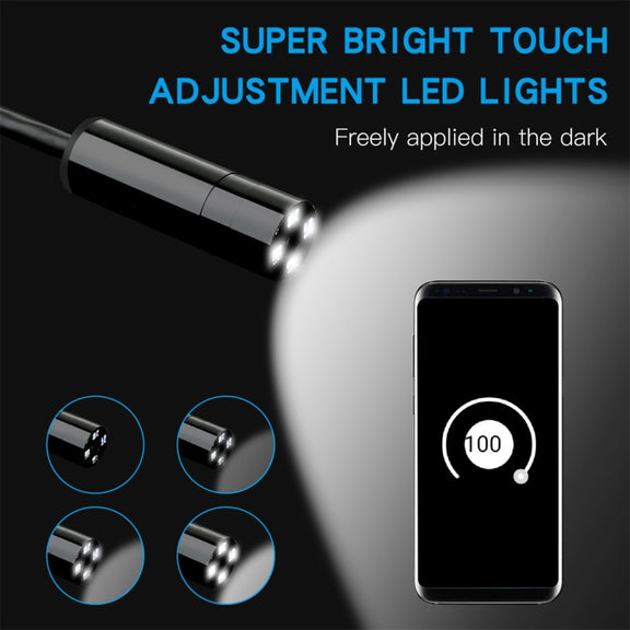 F230 IP68 Water-resistant Autofocus WIFI Endoscope Inspection Camera, Length: 5m, Lens Diameter: 14mm