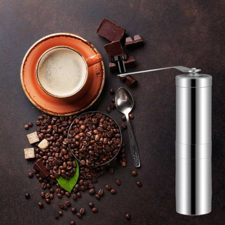 Portable Conical Burr Mill Manual Stainless Steel Hand Crank Coffee Bean Grinder, Capacity: 40g - Coffee Machine & Accessories by PMC TechLife | Online Shopping South Africa | PMC TechLife | Buy Now Pay Later Mobicred