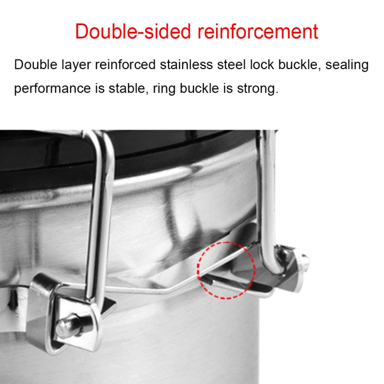 800ml Stainless Steel Sealed Food Coffee Grounds Bean Storage Container with Built-in CO2 Gas Vent Valve & Calendar(Black) - Coffee Tools by PMC TechLife | Online Shopping South Africa | PMC TechLife | Buy Now Pay Later Mobicred