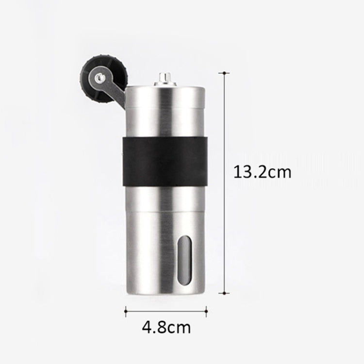 Portable Conical Burr Mill Manual Stainless Steel Hand Crank Coffee Bean Grinder, Capacity: 30g - Coffee Tools by PMC TechLife | Online Shopping South Africa | PMC TechLife | Buy Now Pay Later Mobicred