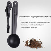Coffee Machine Cleaning Brush Tool with Measure Scoop Spoon