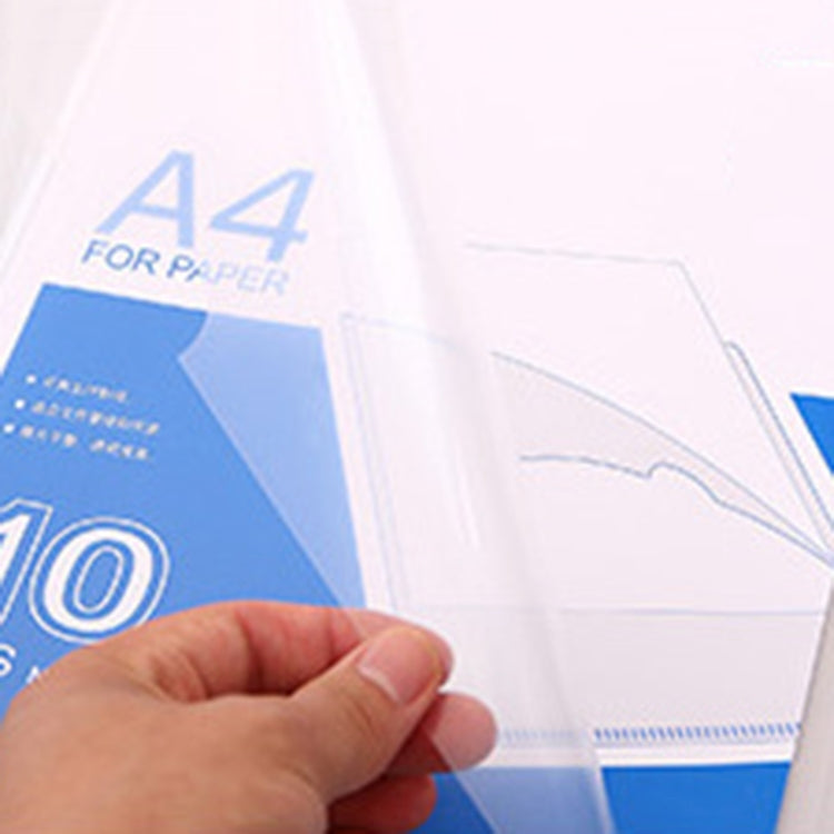 10 PCS Deli Transparent Single Page A4 Folder, Size: 32.1*30.7cm - File Folder by Deli | Online Shopping South Africa | PMC Jewellery | Buy Now Pay Later Mobicred