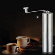 Portable Conical Burr Mill Manual Stainless Steel Bean Pepper Hand Crank Coffee Grinder, Gift Box Package - Coffee Machine & Accessories by PMC TechLife | Online Shopping South Africa | PMC TechLife | Buy Now Pay Later Mobicred