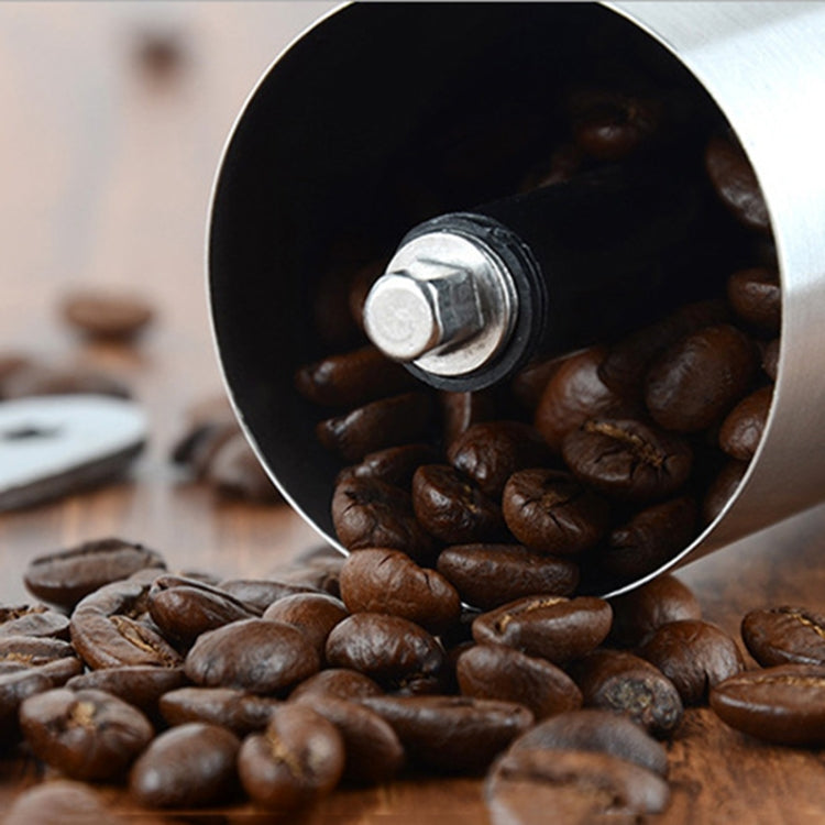 Portable Conical Burr Mill Manual Stainless Steel Bean Pepper Hand Crank Coffee Grinder, Gift Box Package - Coffee Machine & Accessories by PMC TechLife | Online Shopping South Africa | PMC TechLife | Buy Now Pay Later Mobicred
