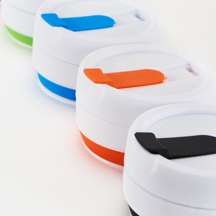 350ml Outdoor Pocket-Sized Coffee Tea Collapsible Travel Mug Silicone Cup with Lid (Green) - free shipping - PMC TechLife - Order now!