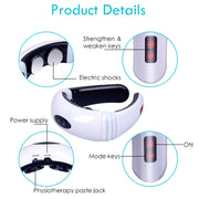 Household Electric Pulse Shock Neck Massager Intelligent Body Massager, Plug-in