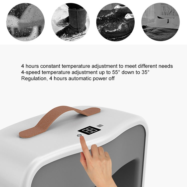 Household Office Radiator Warmer Electric Heater Warm Air Blower Intelligent Induction Foot Warmer (Mint Green)