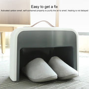 Household Office Radiator Warmer Electric Heater Warm Air Blower Intelligent Induction Foot Warmer (Mint Green)