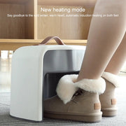Household Office Radiator Warmer Electric Heater Warm Air Blower Intelligent Induction Foot Warmer (Mint Green)