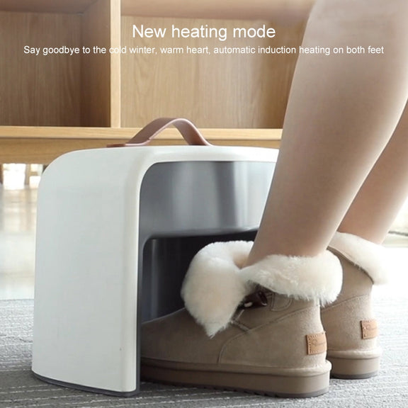 Household Office Radiator Warmer Electric Heater Warm Air Blower Intelligent Induction Foot Warmer (Mint Green)