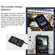 HY128B Reverse Display Screen Ultra-thin Touch Smart Digital Multimeter Fully Automatic High Precision True Effective Value Multimeter