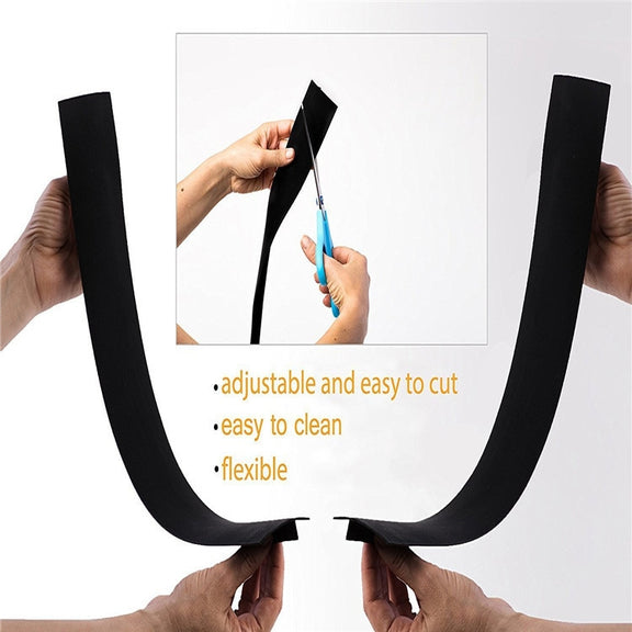 Gas Stove Slit Strip Antifouling Dustproof Water-resistant Kitchen Black Sealing Strip, Size: 53.5*5*1cm(Black)