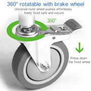 Elderly Toilet Seat Aluminum Alloy Wheelchair Pregnant Women Shower Chair with Wheels
