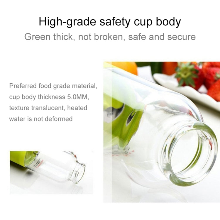 Bingo 500ml Mini Portable USB Rechargeable Electric Juicer Cup  Juicer Blender, 22000 Revolutions Per Minute(Green)