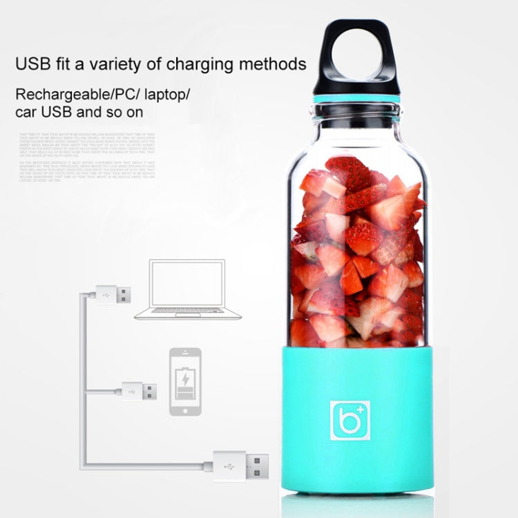 Bingo 500ml Mini Portable USB Rechargeable Electric Juicer Cup  Juicer Blender, 22000 Revolutions Per Minute(Blue) - free shipping - PMC TechLife - Order now!