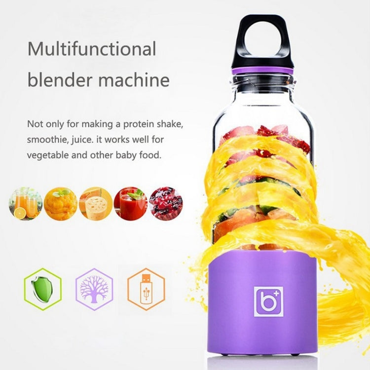 Bingo 500ml Mini Portable USB Rechargeable Electric Juicer Cup  Juicer Blender, 22000 Revolutions Per Minute(Purple) - free shipping - PMC TechLife - Order now!