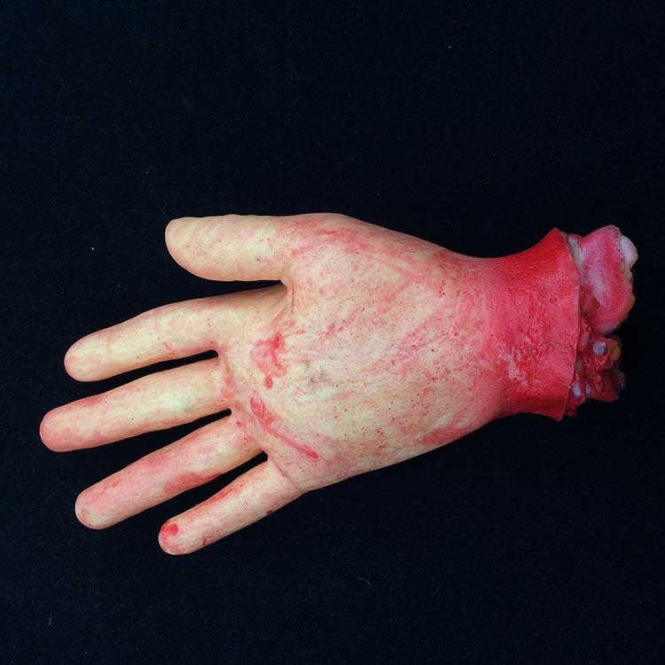 23cm Halloween Horror Props April Fool Day Party Prop Body Parts Decoration 5 Fingers Bloody Hand - Halloween Prop Decorations by PMC TechLife | Online Shopping South Africa | PMC TechLife | Buy Now Pay Later Mobicred