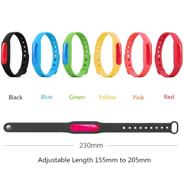 5 PCS Anti-mosquito Silicone Repellent Bracelet Buckle Wristband Bugs Away, Suitable for Children and Adults, Length:23cm, Random Color Delivery - Repellent Wristband by PMC TechLife | Online Shopping South Africa | PMC TechLife | Buy Now Pay Later Mobicred