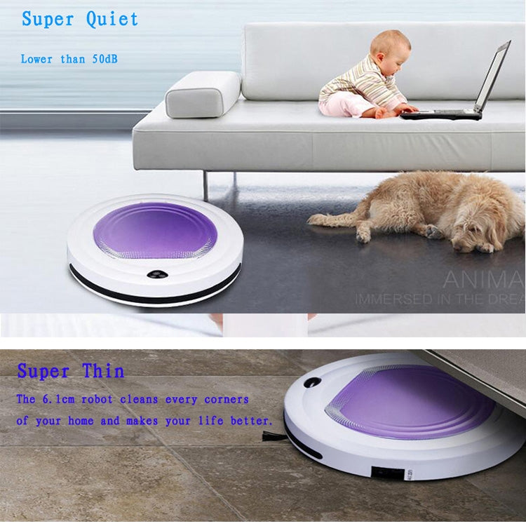 TOCOOL TC-350 Smart Vacuum Cleaner Household Sweeping Cleaning Robot with Remote Control(Blue)