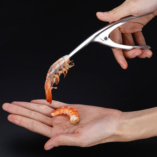 304 Stainless Steel Shrimp Shelling Tool Seafood Shell Remover Kitchen Gadgets