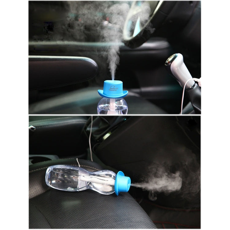 DC 5V USB Cowboy Cap Mini Humidifier Aromatherapy Air Purifier Humidifier for Office / Home Room / Car / Travel(White) - Air Purifiers & Accessories by PMC TechLife | Online Shopping South Africa | PMC TechLife | Buy Now Pay Later Mobicred