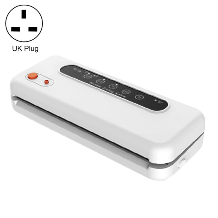 Household Commercial Food Vacuum Plastic Packaging Machine Sealer Closer Machine, UK Plug(White) - Preservation Supplies by PMc TechLife | Online Shopping South Africa | PMc TechLife | Buy Now Pay Later Mobicred