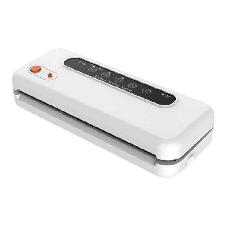 Household Commercial Food Vacuum Plastic Packaging Machine Sealer Closer Machine, US Plug (White)