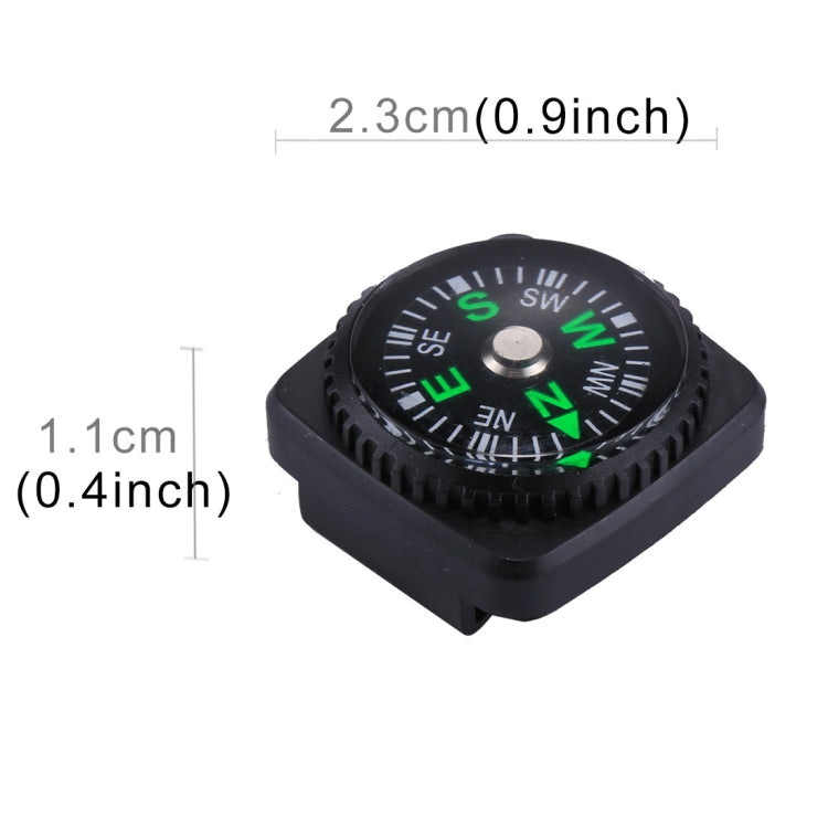 10 PCS 20mm Outdoor Sports Camping Hiking Pointer Guider Plastic Compass Hiker Navigation, Random Color Delivery - Hiking Meter by PMC Jewellery | Online Shopping South Africa | PMC Jewellery | Buy Now Pay Later Mobicred