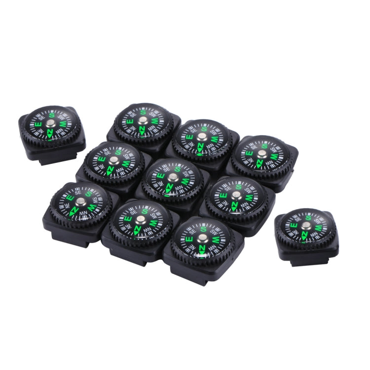 10 PCS 20mm Outdoor Sports Camping Hiking Pointer Guider Plastic Compass Hiker Navigation, Random Color Delivery - Hiking Meter by PMC Jewellery | Online Shopping South Africa | PMC Jewellery | Buy Now Pay Later Mobicred